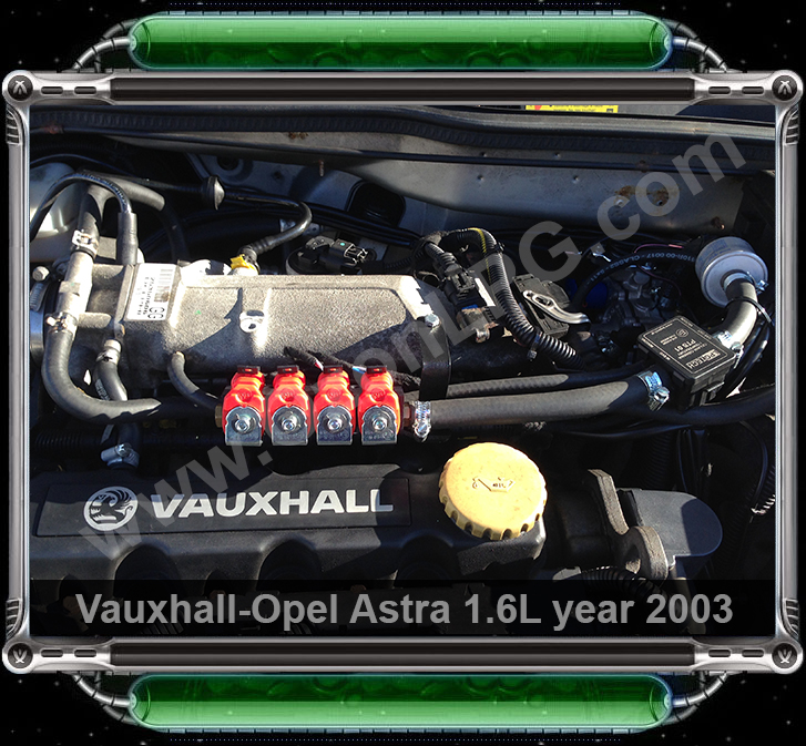 LPG Conversion Vauxhall Astra 1.6Lyear 2003 by OzonLPG