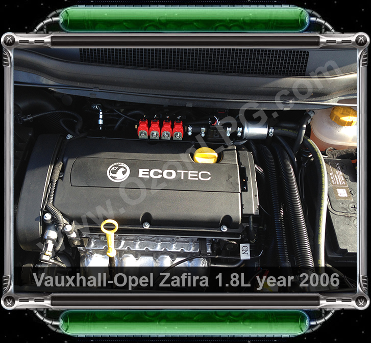 LPG Conversion Vauxhall Zafira 1.8L year 2006 by OzonLPG