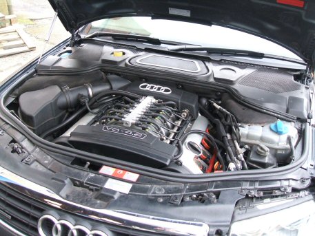 LPG Conversion AUDI A8 4.2L year 2005 with BRC Multipoint Gas Injection System