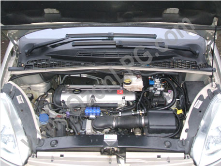 LPG Conversion Citroen Picasso 1.6L year 2007 with Multipoint Gas Injection System
