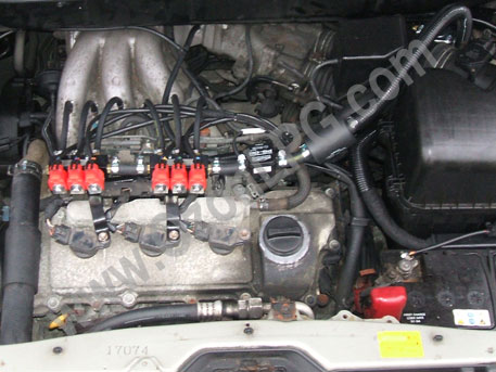 LPG Conversion LEXUS RX300 3.0L V6 year 2001 with Multipoint Gas Injection System