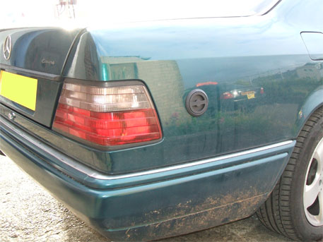 LPG Conversion Mercedes-Benz E320 3.2L year 1996 with LPG Filling Point