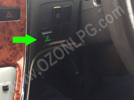 LPG Conversion Toyota ALPHARD 3.0L V6 year 2004 with LPG Switch