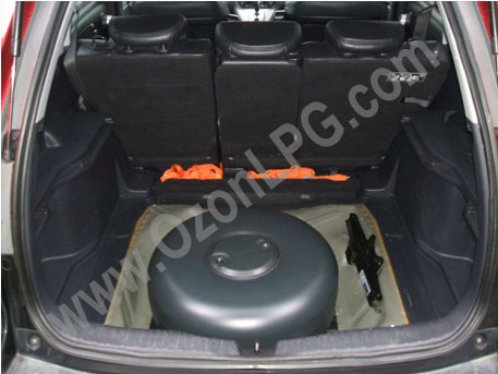 LPG Conversion Honda CRV 2.0L year 2007 with 54L LPG tank