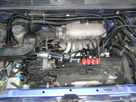 LPG Conversion Honda Stepwagon 2.0L year 1998 with Multipoint Gas Injection System