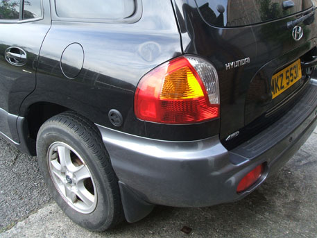 LPG Conversion Hyundai Santa Fe 2.7L V6 year 2004 with LPG Filling Point 