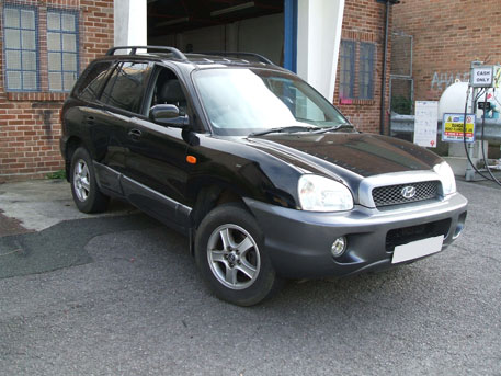 LPG Conversion Hyundai Santa Fe 2.7L V6 year 2004 with Multipoint Gas Injection System