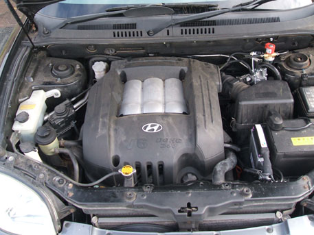 LPG Conversion Hyundai Santa Fe 2.7L V6 year 2004 with Multipoint Gas Injection System