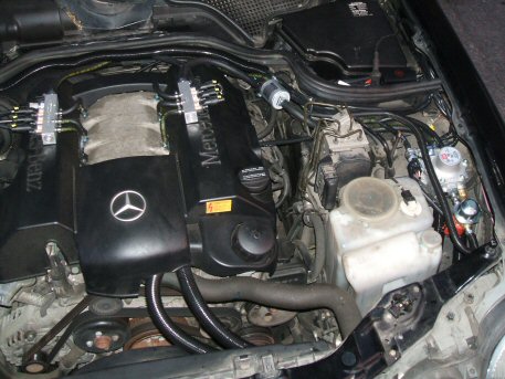 LPG Conversion Mercedes-Benz E240 2.4L V6 year 2001 with Multipoint Gas Injection System