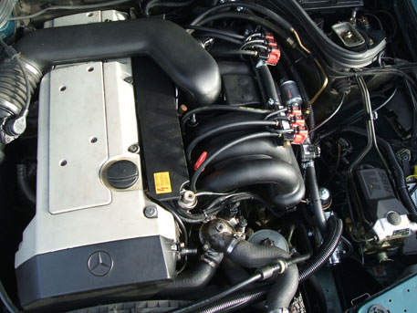 LPG Conversion Mercedes-Benz E320 3.2L year 1996 with Multipoint Gas Injection System