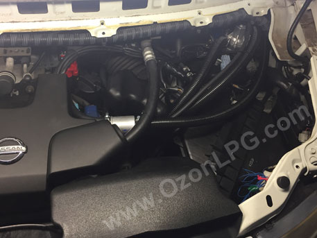 LPG Conversion Nissan Elgrand 3.5L V6 year 2002 with Multipoint Gas Injection System