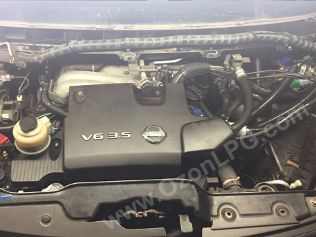 LPG Conversion Nissan Elgrand 3.5L V6 year 2002 with Multipoint Gas Injection System