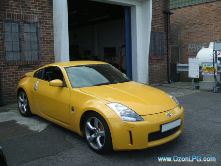 LPG Conversion Nissan Z350 3.5L V6 year 2005 with Multipoint Gas Injection System