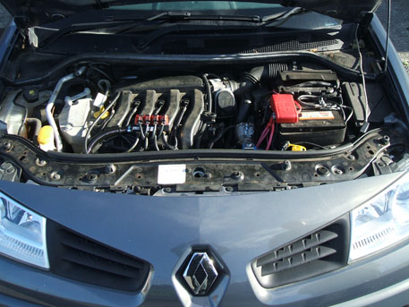 LPG Conversion Renault Megane 1.6L year 2006 with Multipoint Gas Injection System