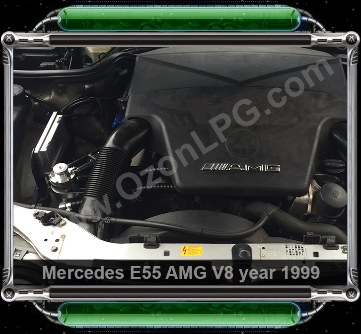LPG Conversion Mercedes E55 5.5L V8 year 1999 by OzonLPG