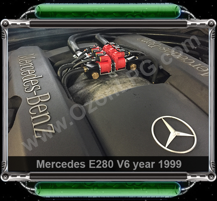 LPG Conversion Mercedes E320 3.2L V6 year 1999 by OzonLPG