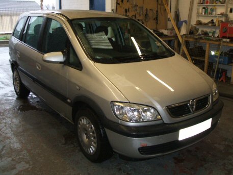 LPG conversion Vauxhall Zafira 1.8L year 2004 with Multipoint Gas Injection System