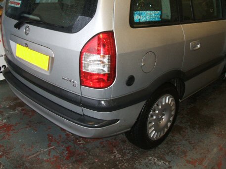 LPG conversion Vauxhall Zafira 1.8L year 2004 with LPG Filling point